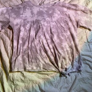 SO light tie die shirt